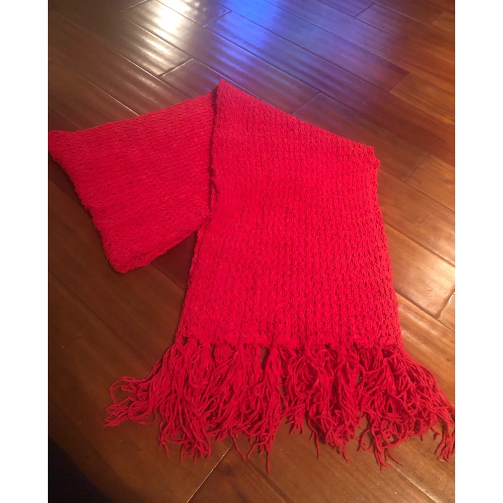 Red Hollister Scarf